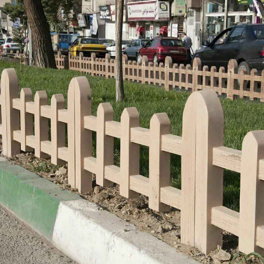 خرید نرده طرح چوب ۳ خط (با میلگرد )مقاوم و زیبا - ابعاد ۱۰۰×۶۲ | مستقیم از تولیدکننده با قیمت ارزان با بهترین قیمت